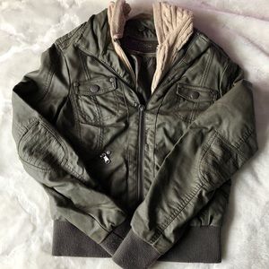 Green Bomber jacket